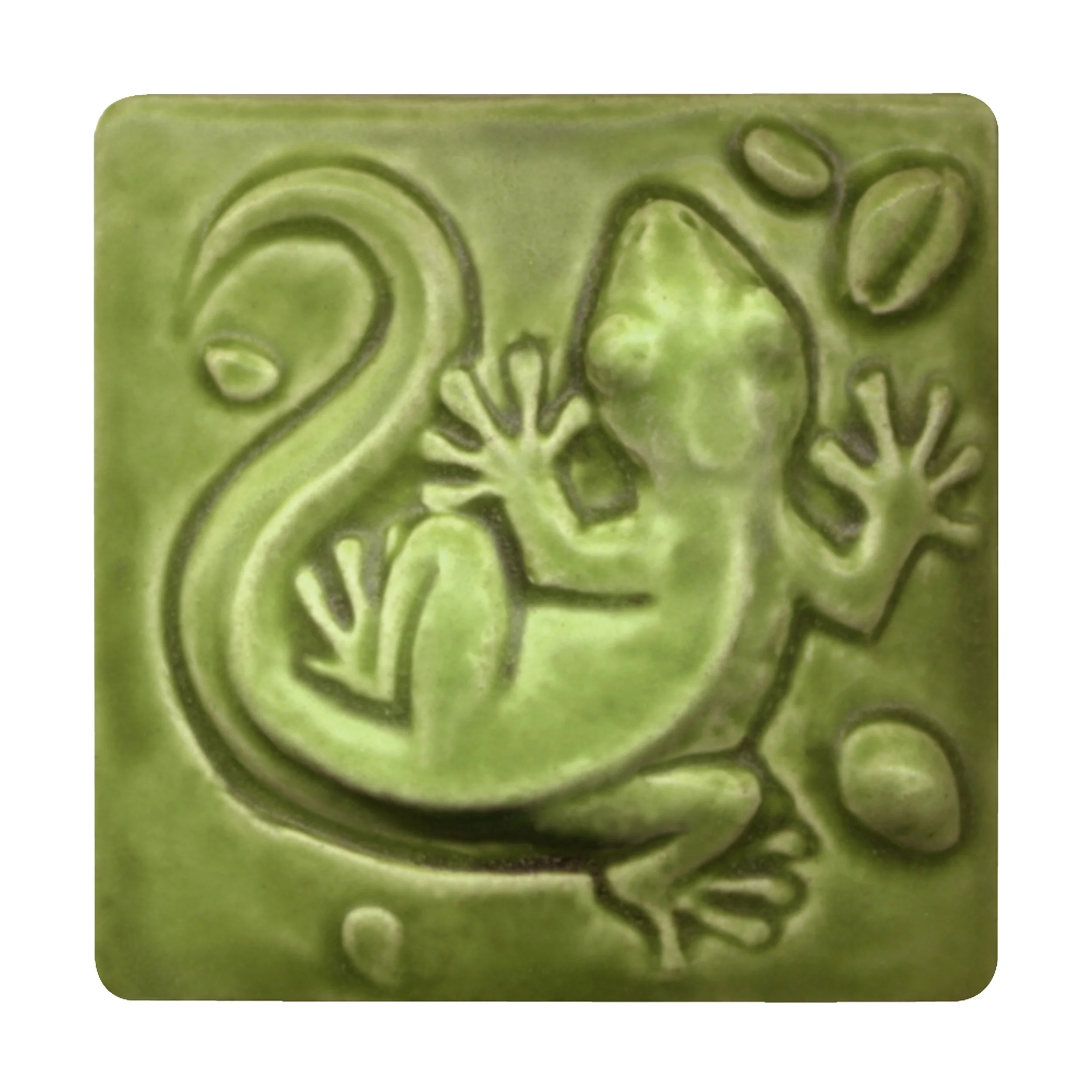 Gecko Art Tile — Whistling Frog Tile Company